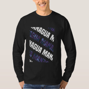 Camiseta Camuflaje púrpura del patrón de Managua Camo