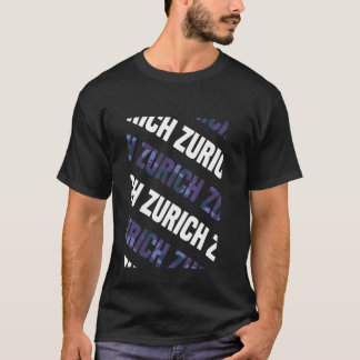 Camiseta Camuflaje púrpura del patrón Zurich Camo