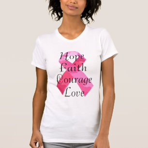 Camiseta Camuflaje rosa Cinta de la Fe Camuflaje Camuflada