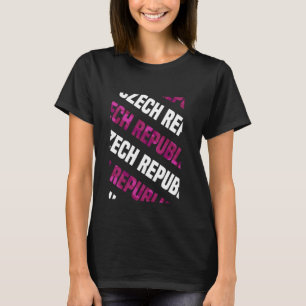 Camiseta Camuflaje rosa del patrón de camo de la República 