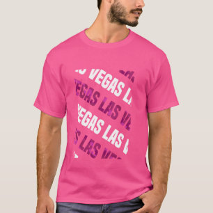 Camiseta Camuflaje rosa del patrón de las Vegas Camo