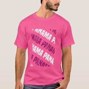 Camiseta Camuflaje rosa del patrón de los camos de Panamá