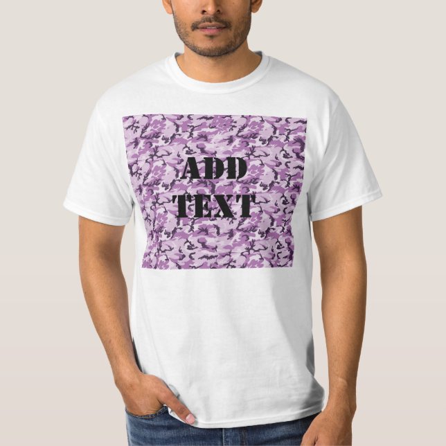 Camiseta Camuflaje rosa/morado de Woodland (Anverso)