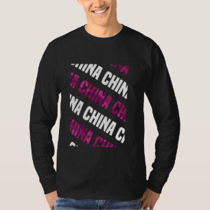 Camiseta Camuflaje rosado del patrón del camo de China