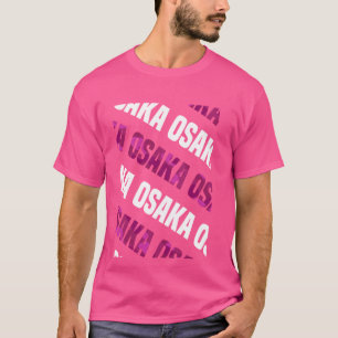 Camiseta Camuflaje rosado del patrón Osaka Camo
