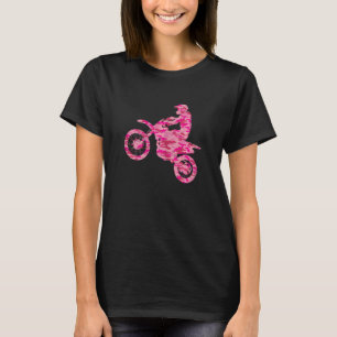 Camiseta Camuflaje rosado Motocross fuera de Road Dir
