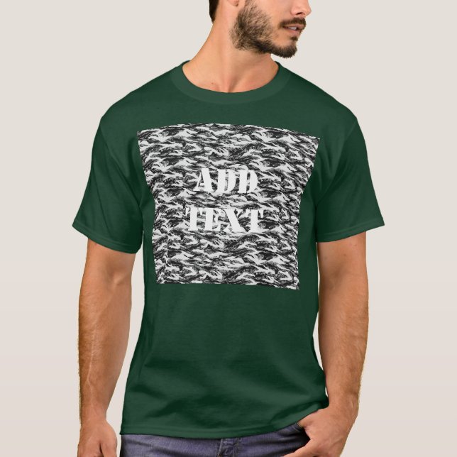 Camiseta Camuflaje urbano Tigerstripe - Negro y gris (Anverso)