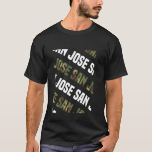 Camiseta Camuflaje verde del patrón de San José
