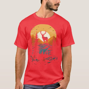 Camiseta Camuflar tu pasión con una cacería de ciervos