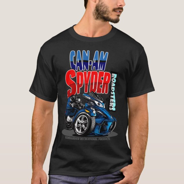 Camiseta Can-Am Spyder Roadsters Retro Logo   (Anverso)