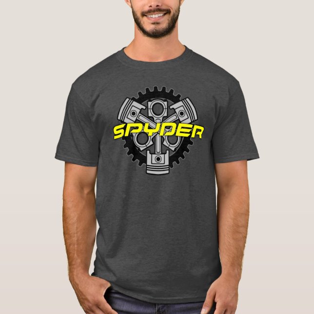 Camiseta Can Am Spyder Three Piston Shirder (Anverso)
