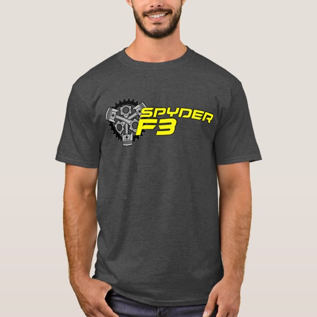 Camiseta Can Am Spyder Three Piston Shirt: F3T. (Anverso)