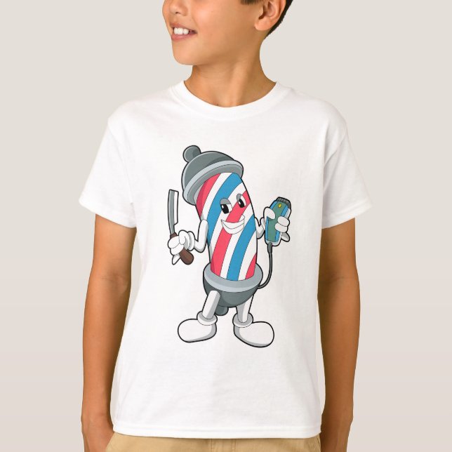 Camiseta Can as Hairdresser con Razor (Anverso)