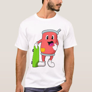 Camiseta Can as Skater con Skateboard