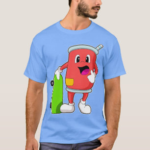 Camiseta Can as Skater con Skateboard