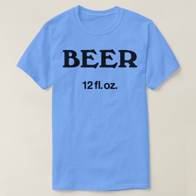 Camiseta Can de cerveza genérica (Diseño del anverso)