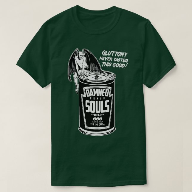 Camiseta Can De Malditas Almas Humanas (Diseño del anverso)