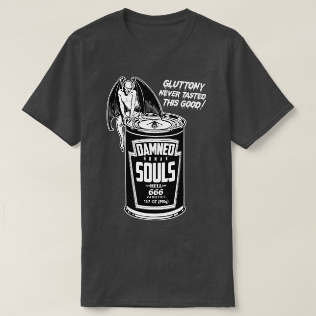 Camiseta Can De Malditas Almas Humanas (Diseño del anverso)