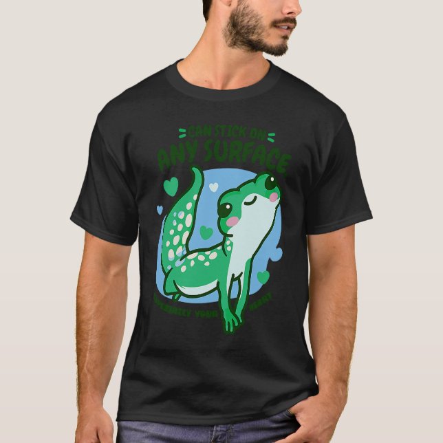 Camiseta can stick on any sufrace especially your heart liz (Anverso)