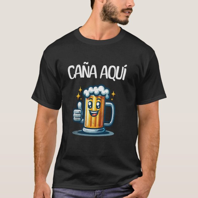 Camiseta Caña Aquí Divertida (Anverso)