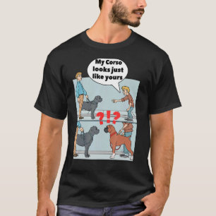 Camiseta Caña Corso Confusión Boxer Perro Raza Molosser Per
