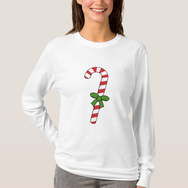 Camiseta Caña de caramelo con cinta verde (Anverso)