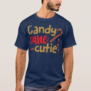 Camiseta caña de caramelo cutie Funny Navidades ropa de fam