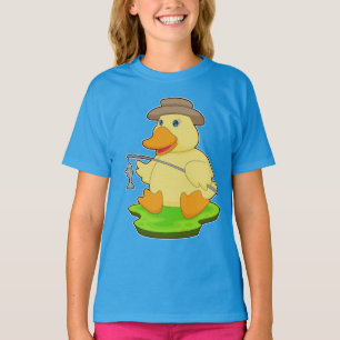 Camiseta Caña de pescar cazador de patos Pesca
