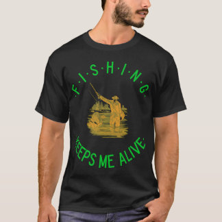 Camiseta Caña de pescar cocodrilos pescadores
