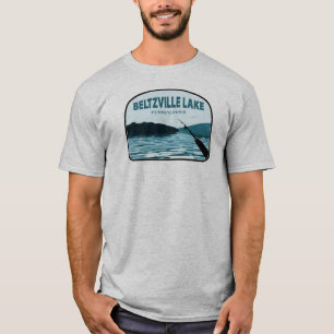 Camiseta Caña de pescar del lago Beltzville Pennsylvania