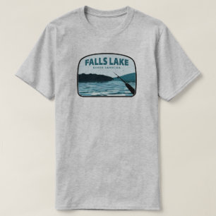 Camiseta Caña de pescar del lago Falls Carolina del Norte