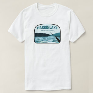 Camiseta Caña de pescar del lago Harris Carolina del Norte