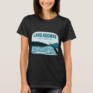 Camiseta Caña de pescar del lago Keowee Carolina del Sur
