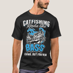 Camiseta Caña de pescar lubina de siluro pescador de caña p