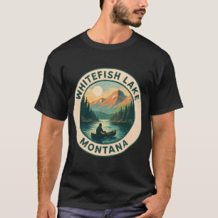 Camiseta Caña de pescar patriótica regalo de pesca con band