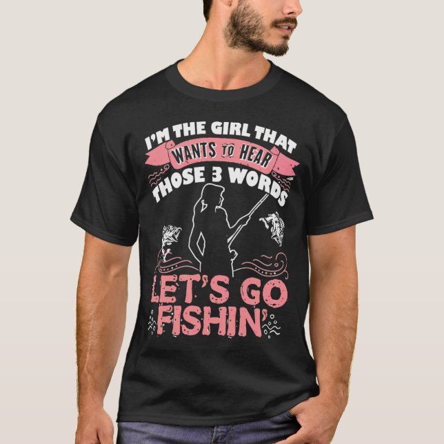 Camiseta Caña de pescar pesca de patos (Anverso)