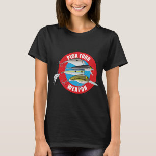 Camiseta Caña de pescar, pescador, trucha, trucha arcoíris