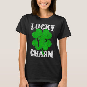 Camiseta Caña de Pescar Trébol de la Suerte Caza del Día de