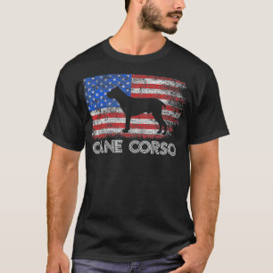 Camiseta Caña patriótica Corso Bandera Americana Cane Corso