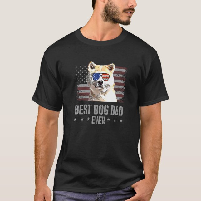 Camiseta Canaan Dog Mejor Perro Papá Nunca Retro Estados Un (Anverso)