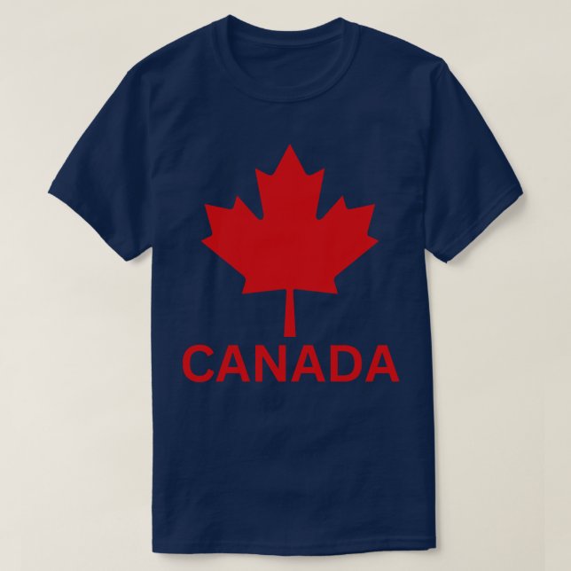 Camiseta canadá (Diseño del anverso)
