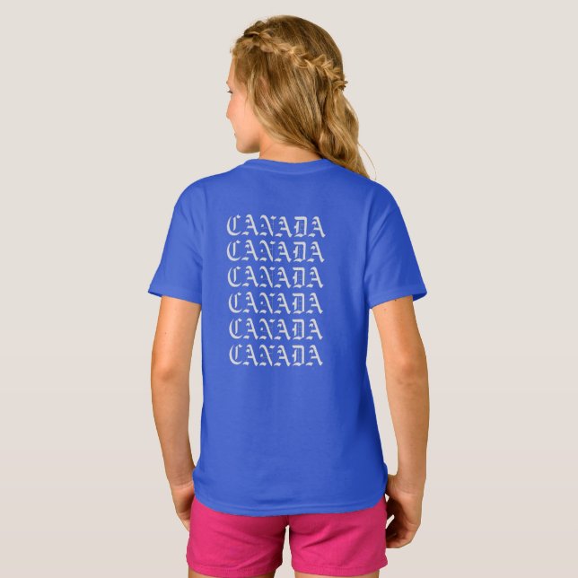 Camiseta canadá (Reverso completo)