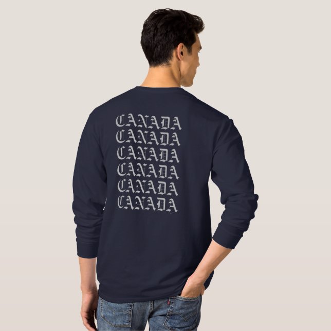 Camiseta canadá (Reverso completo)