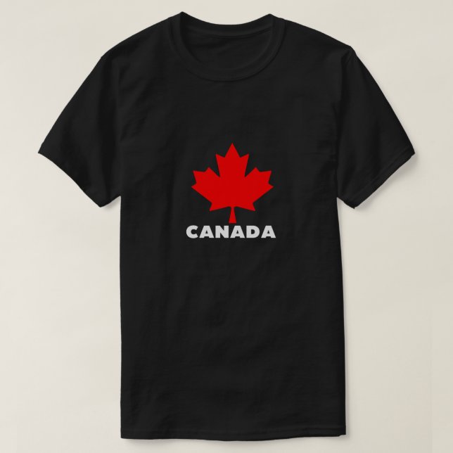 Camiseta canadá (Diseño del anverso)