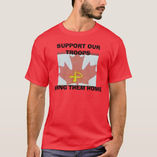 Camiseta canada1_edited, APOYAN NUESTRO TROOPSBRING ÉL A