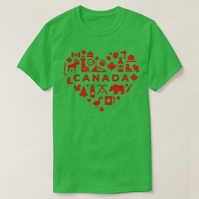 Camiseta Canadá 1 (Diseño del anverso)