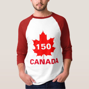 Camiseta Canadá 150 años de aniversario único en especie