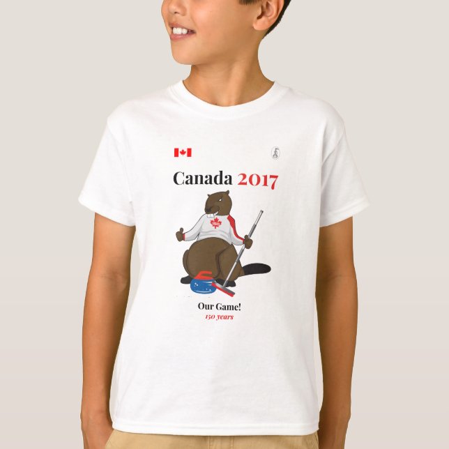 Camiseta Canadá 150 que encrespa en 2017 nuestro juego (Anverso)