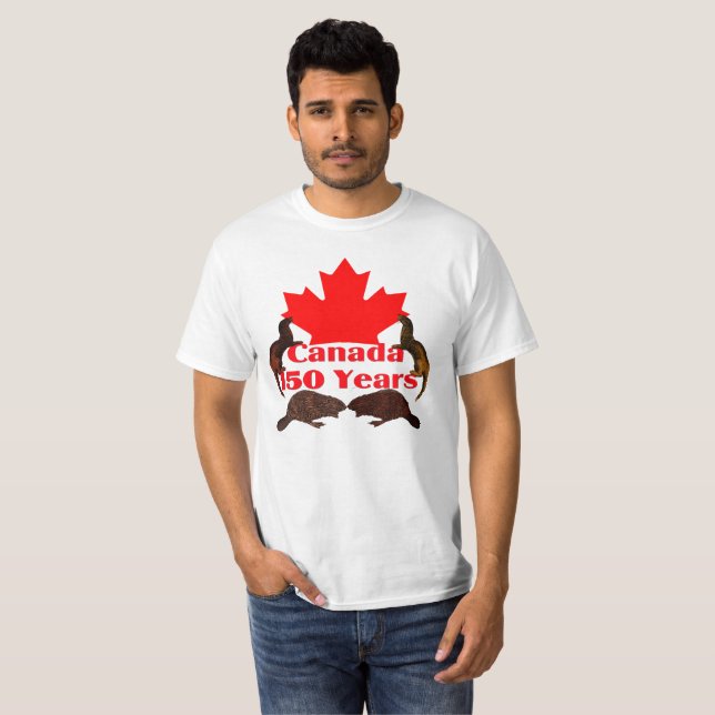 Camiseta Canadá 150o (Anverso completo)