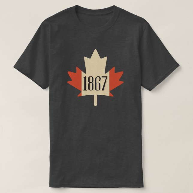 Camiseta Canadá 1867 (Diseño del anverso)